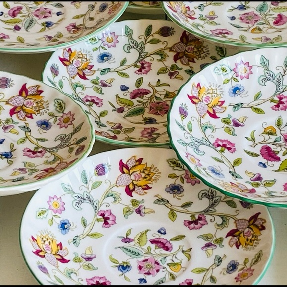 10 Royal Doulton Haddon Hall Tea ☕️ Cup Plates - Picture 6 of 16